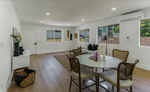 ADU living and dining area